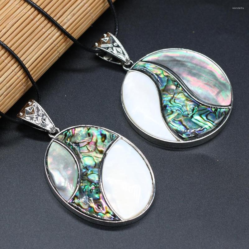 Pendant Necklaces Natural Shell Abalone White Alloy Oval Round Splicing Necklace For Jewelry MakingDIY Accessory Charm Gift Party
Pendant Necklaces Natural Shell Abalone White Alloy Oval Round Splicing Necklace For Jewelry MakingDIY Accessory Charm Gift Party