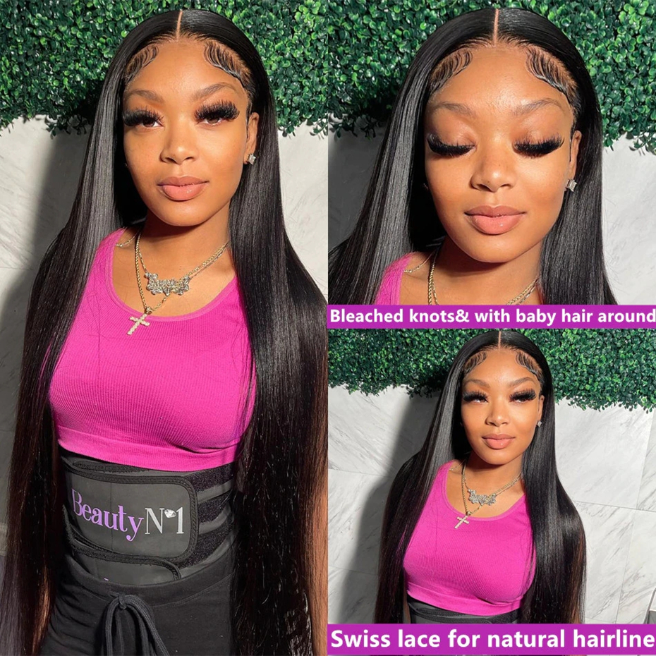 Straight Lace Wig Human Hair Wigs For Women Pre Plucked Brazilian Hair Straight Lace Part Wigs 30 Inch, Natural color
Straight Lace Wig Human Hair Wigs For Women Pre Plucked Brazilian Hair Straight Lace Part Wigs 30 Inch, Natural color