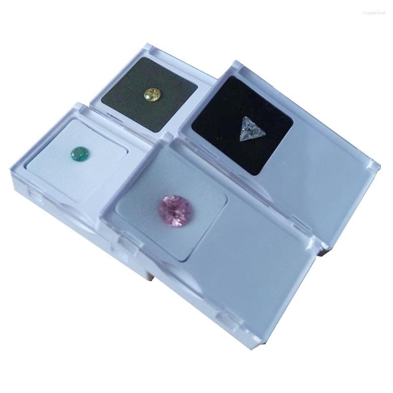 Jewelry Pouches Wholesale Acrylic Gem Storage Box Transparent Diamond Protective Holder Gemstone Packaging Organizer Gift 50Pcs
Jewelry Pouches Wholesale Acrylic Gem Storage Box Transparent Diamond Protective Holder Gemstone Packaging Organizer Gift 50Pcs