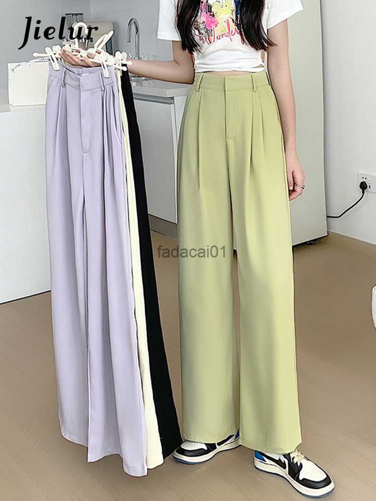 Jielur Summer Loose Pants Female S4XL Fashion High Waist Thin Wide Leg Pants Women Simple Solid Color Casual Korean Trousers L230621, Purple
Jielur Summer Loose Pants Female S4XL Fashion High Waist Thin Wide Leg Pants Women Simple Solid Color Casual Korean Trousers L230621, Purple
