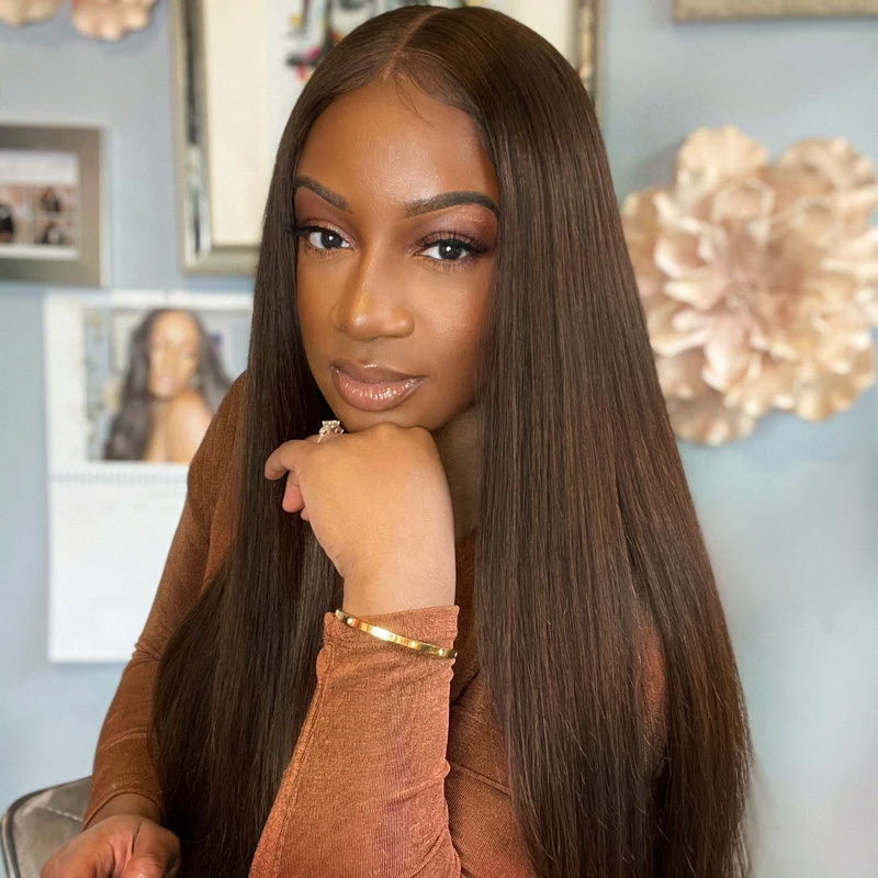 Light Brown Color Brazilian Lace Front Wig Human Hair Bone Straight HD Transparent Lace Front Wig Pre Plucked
Light Brown Color Brazilian Lace Front Wig Human Hair Bone Straight HD Transparent Lace Front Wig Pre Plucked