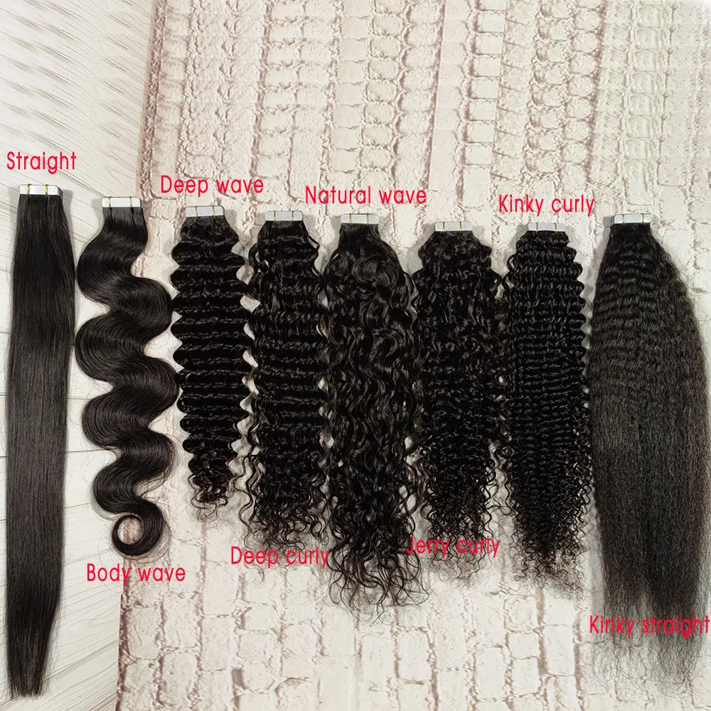 Adhesive PU Tape Hair Extensions Brazilian Chinese Remy Natural Black Prebonded Human Hair Extension 40pcs/100g Set 12-30 inch, Black: bw
Adhesive PU Tape Hair Extensions Brazilian Chinese Remy Natural Black Prebonded Human Hair Extension 40pcs/100g Set 12-30 inch, Black: bw