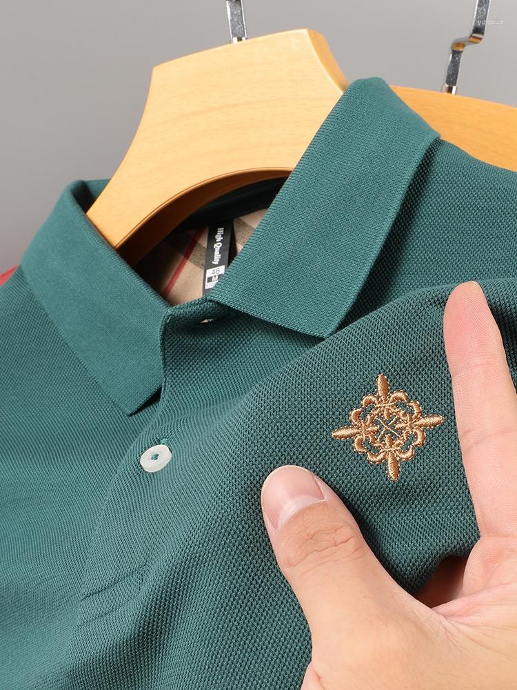 Men's T Shirts High End Embroidery Fashion Long Sleeve T-shirt Men's Lapel Top Spring Luxury Mercerized Cotton Loose Casual Polo Shirt, Black
Men's T Shirts High End Embroidery Fashion Long Sleeve T-shirt Men's Lapel Top Spring Luxury Mercerized Cotton Loose Casual Polo Shirt, Black