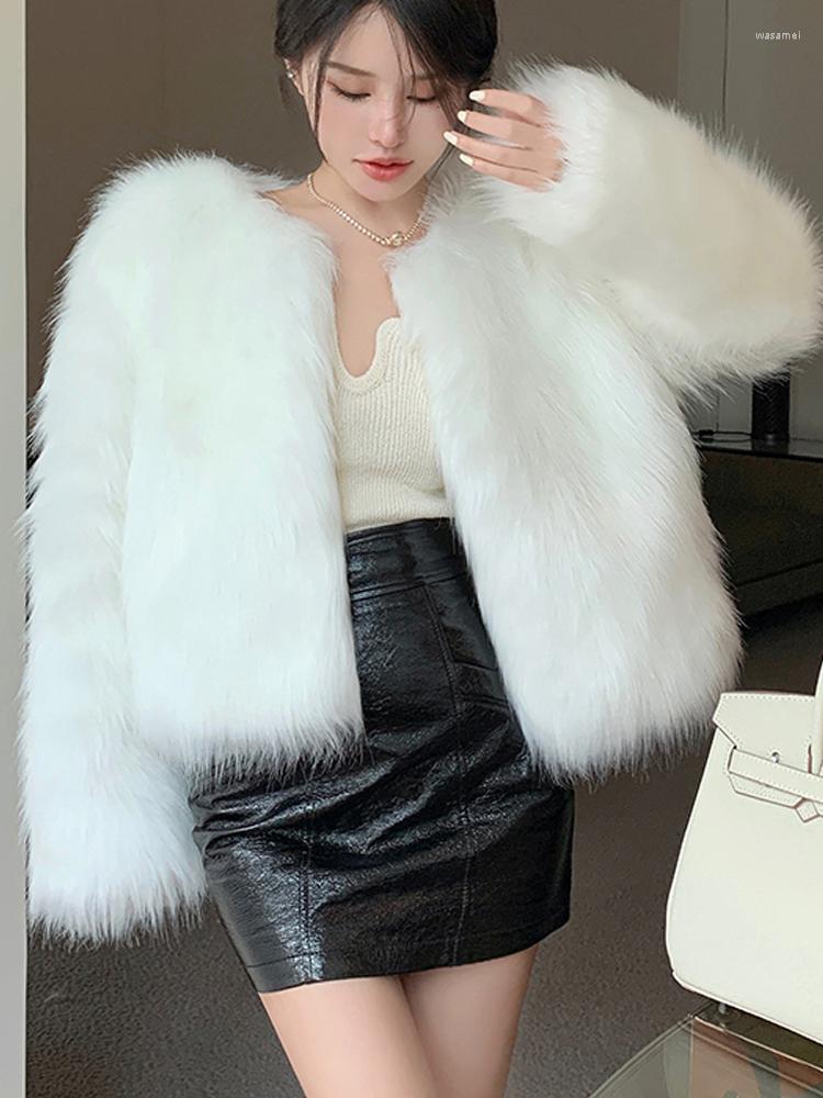 Women's Fur Ladies Short Style Faux Coats Winter Warm Fluffy Furry Hairy Plush Jackets Women Slim Solid Thick Overcoats Female, White
Women's Fur Ladies Short Style Faux Coats Winter Warm Fluffy Furry Hairy Plush Jackets Women Slim Solid Thick Overcoats Female, White