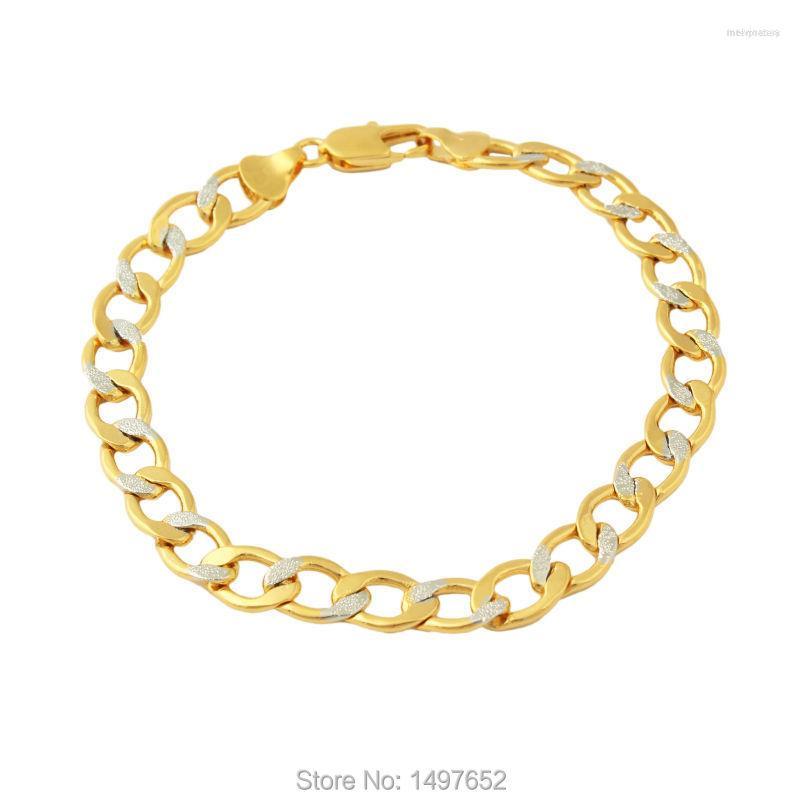 Link Bracelets High Quality Charm Bracelet Two Tones Jewelry Gold & Silver Plated Fashion Women / Men Gifts
Link Bracelets High Quality Charm Bracelet Two Tones Jewelry Gold & Silver Plated Fashion Women / Men Gifts