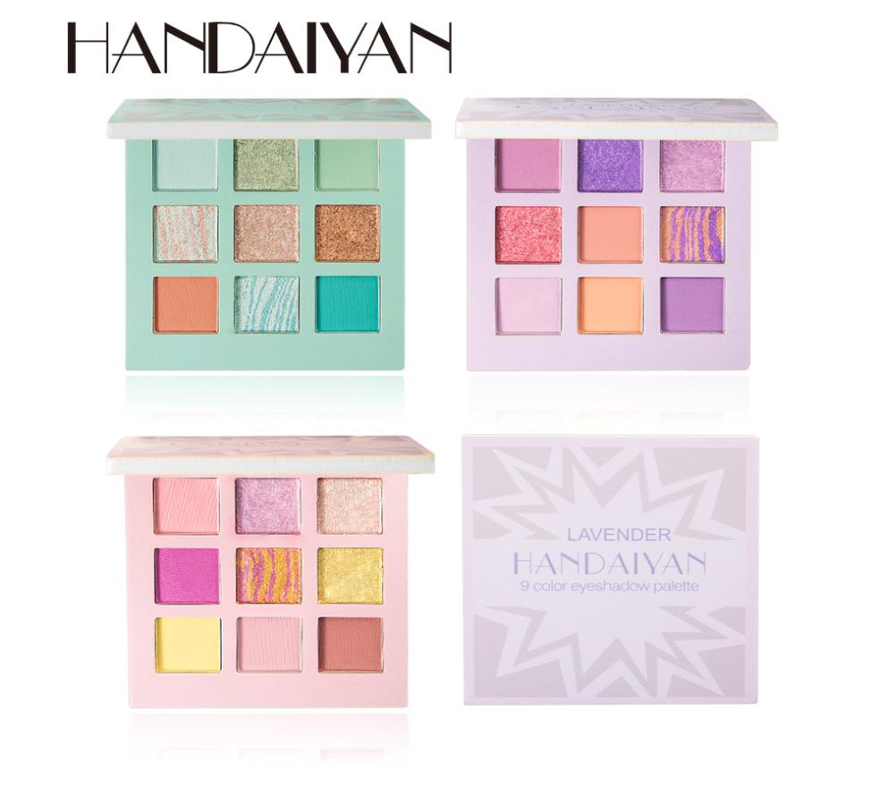 HANDAIYAN Eye Makeup Eyeshadow Pallete 9 Color Shimmer Pigmented Eye Shadow Maquillage Matte Shimmer Eye Shadow Powder Beauty1756601, Mixed color
HANDAIYAN Eye Makeup Eyeshadow Pallete 9 Color Shimmer Pigmented Eye Shadow Maquillage Matte Shimmer Eye Shadow Powder Beauty1756601, Mixed color