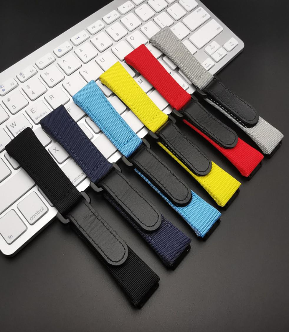 Luxury 25mm men Nylon Canvas Stitching Genuine Leather Watchband for RICHAD MILE RM500301 RM11 RM011 buckle with logo7072822
Luxury 25mm men Nylon Canvas Stitching Genuine Leather Watchband for RICHAD MILE RM500301 RM11 RM011 buckle with logo7072822