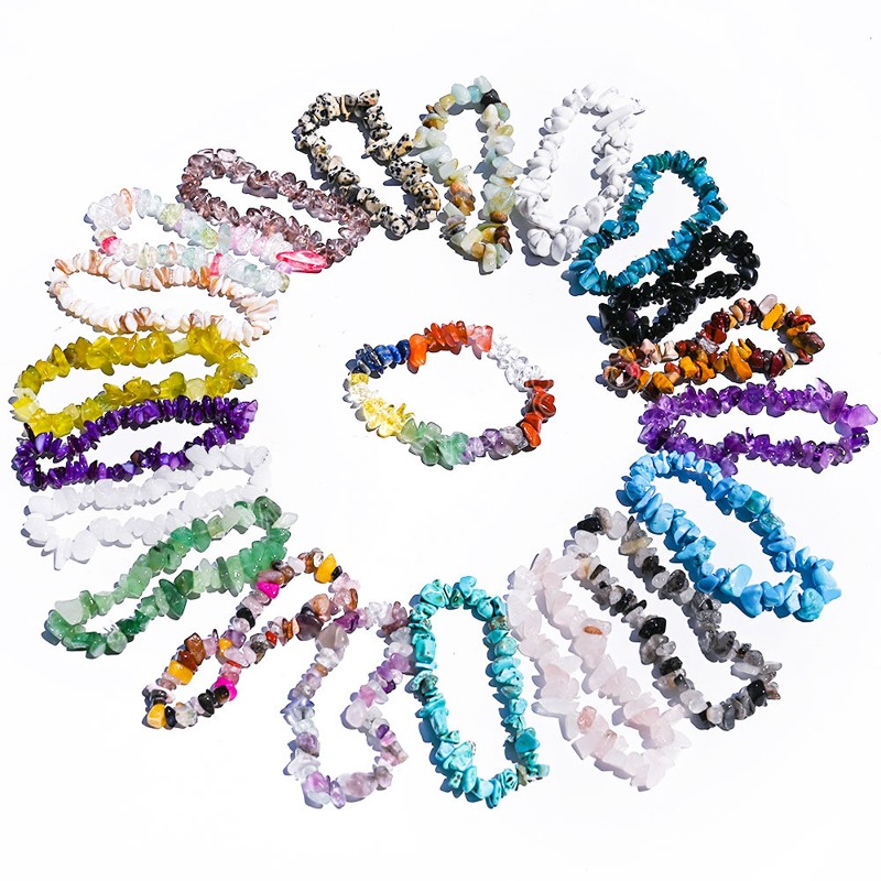 Colorful Natural Crystal Crushed Stone Elastic Bracelet for Women Men Bohemia Crystal Stone Irregular Geometric Bracelet Gifts
Colorful Natural Crystal Crushed Stone Elastic Bracelet for Women Men Bohemia Crystal Stone Irregular Geometric Bracelet Gifts