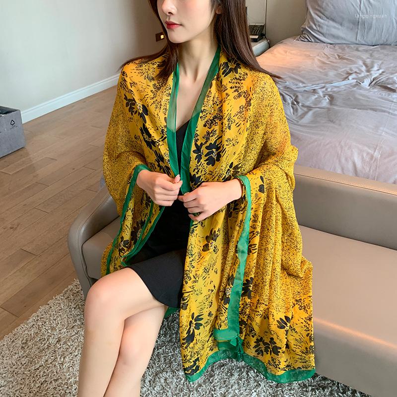 Scarves Thin Beach Stoles Women Silk Scarf Shawls Spring Summer Wraps Female Large Foulard Elegant Floral Hijab Bufanda
Scarves Thin Beach Stoles Women Silk Scarf Shawls Spring Summer Wraps Female Large Foulard Elegant Floral Hijab Bufanda