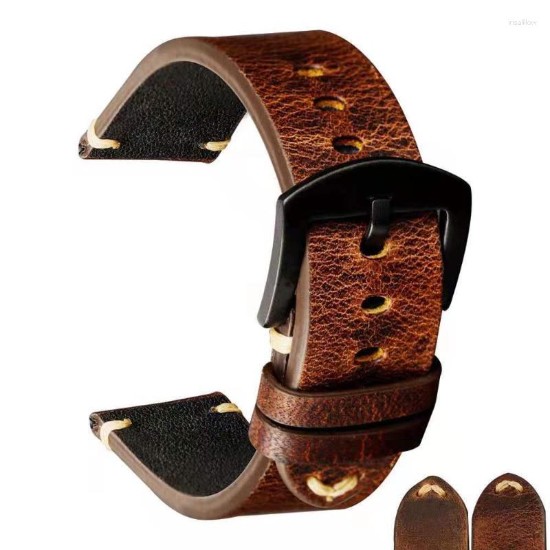 Watch Bands AWS Accessories Cow Leather Strap Bracelet Brown Vintage Band 20mm 22mm 24mm Watchband For
Watch Bands AWS Accessories Cow Leather Strap Bracelet Brown Vintage Band 20mm 22mm 24mm Watchband For