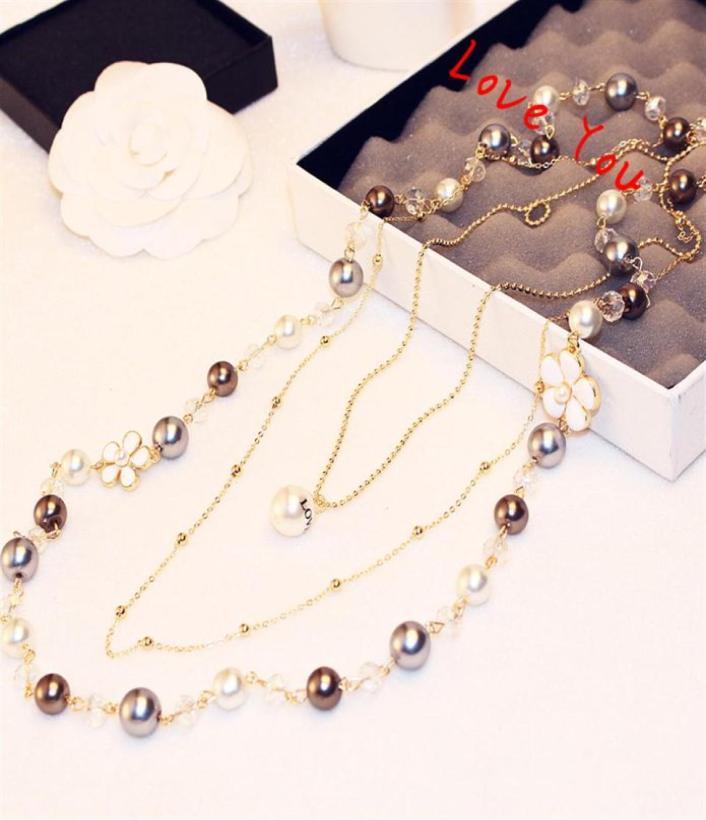 Luxury Korean Designer multilayer Necklace Pendant Pearl Chain Necklace f288B5388158
Luxury Korean Designer multilayer Necklace Pendant Pearl Chain Necklace f288B5388158
