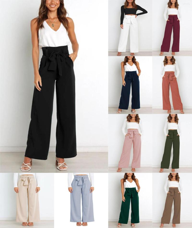 Women's Pants 2023 Spring/Summer Women's Lace Up Bow Casual Fashion Versatile Wide Leg, Burgundy
Women's Pants 2023 Spring/Summer Women's Lace Up Bow Casual Fashion Versatile Wide Leg, Burgundy