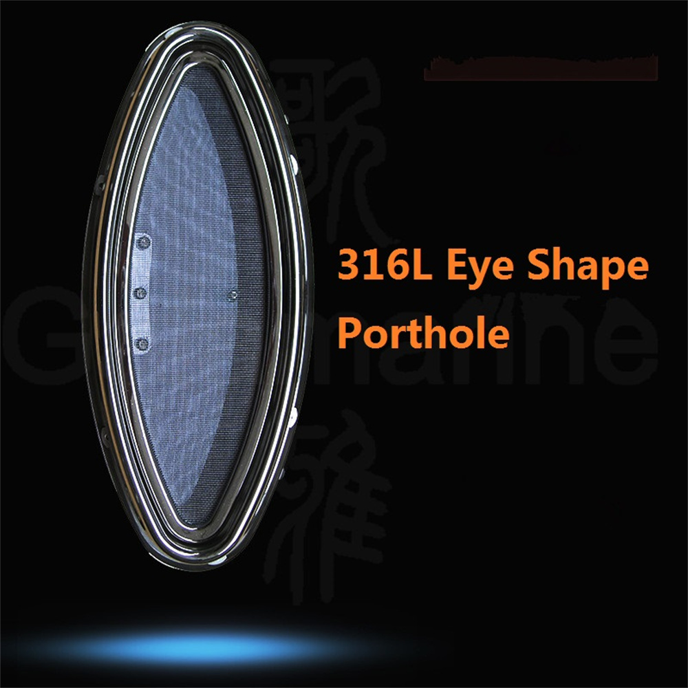 316L Stainless Steel Eye Shape Portlight Porthole Hatch Window Marine Boat Yacht
316L Stainless Steel Eye Shape Portlight Porthole Hatch Window Marine Boat Yacht
