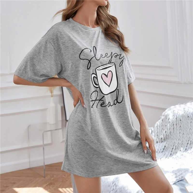 Women's Sleep Lounge Summer Nightgown Trendy Women Nightdress Short Sleeve Nightgowns for Girls Sweet Casual Sleepwear Pajama Homedress, Black
Women's Sleep Lounge Summer Nightgown Trendy Women Nightdress Short Sleeve Nightgowns for Girls Sweet Casual Sleepwear Pajama Homedress, Black