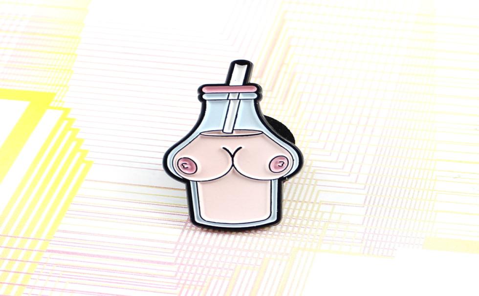 EuropeanAmerican style fashionable creative straw strawberry sour milk bottle funny shape pin badge brooch7008649
EuropeanAmerican style fashionable creative straw strawberry sour milk bottle funny shape pin badge brooch7008649
