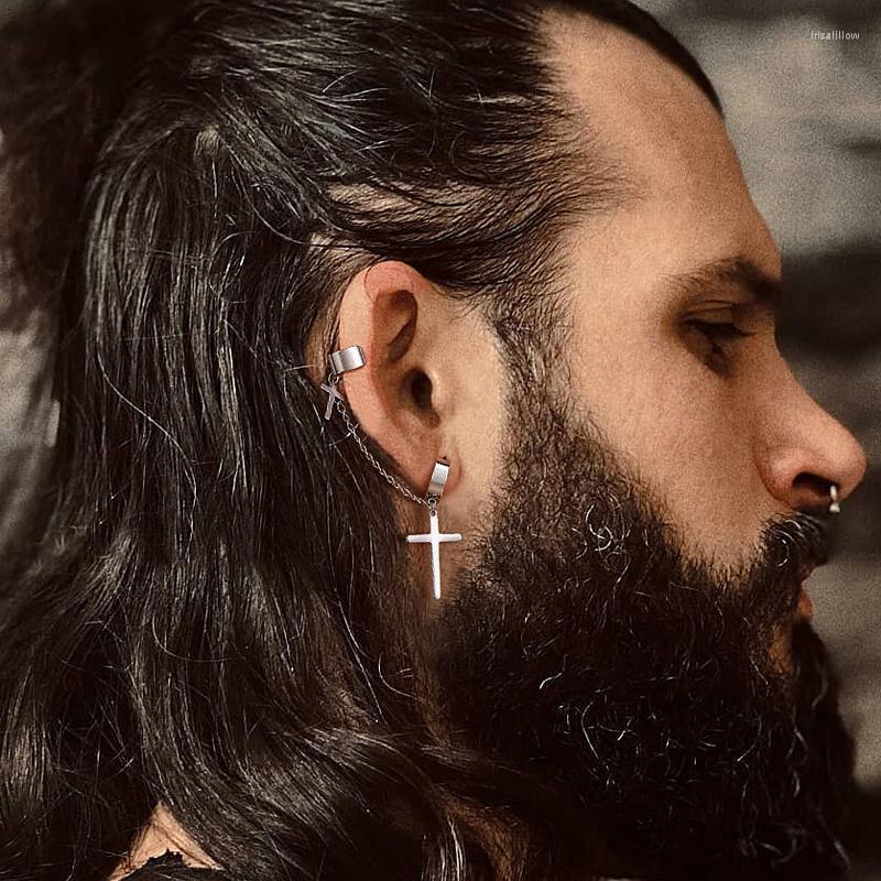 Hoop Earrings & Huggie Silver Color Cross Earring With Chain And Ear Cuff Dainty Earing For Men Dangle Statement Eearring
Hoop Earrings & Huggie Silver Color Cross Earring With Chain And Ear Cuff Dainty Earing For Men Dangle Statement Eearring