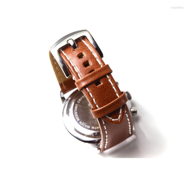 Watch Bands High Quality Genuine Leather Watchbands 24mm Brown Women Men Cowhide Band Strap Belt Accessories Replacement
Watch Bands High Quality Genuine Leather Watchbands 24mm Brown Women Men Cowhide Band Strap Belt Accessories Replacement