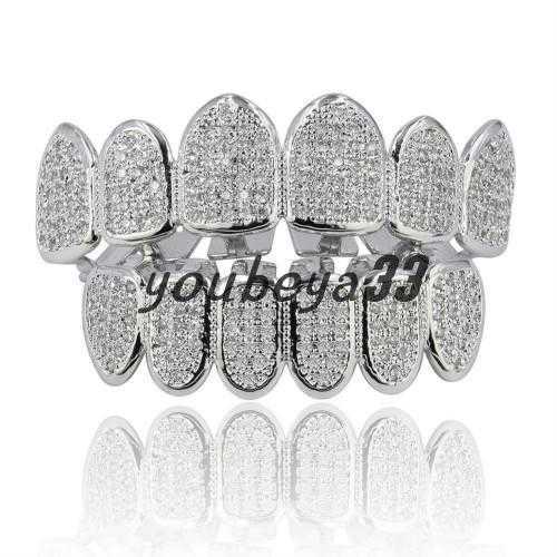 single tooth grill Diamond Braces Vampire Teeth Hip Hop Personality Fangs Teeth Gold Silver Teeth Women men Dental Grills Jewelry
single tooth grill Diamond Braces Vampire Teeth Hip Hop Personality Fangs Teeth Gold Silver Teeth Women men Dental Grills Jewelry