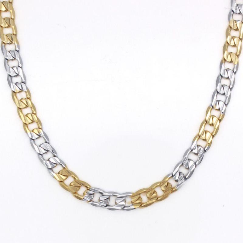 Chains FS Tow Color Hand Made Necklaces Fashion Design Necklace Charm Rope Luxury Link Chain For Men Jewelry Gifts Collar
Chains FS Tow Color Hand Made Necklaces Fashion Design Necklace Charm Rope Luxury Link Chain For Men Jewelry Gifts Collar