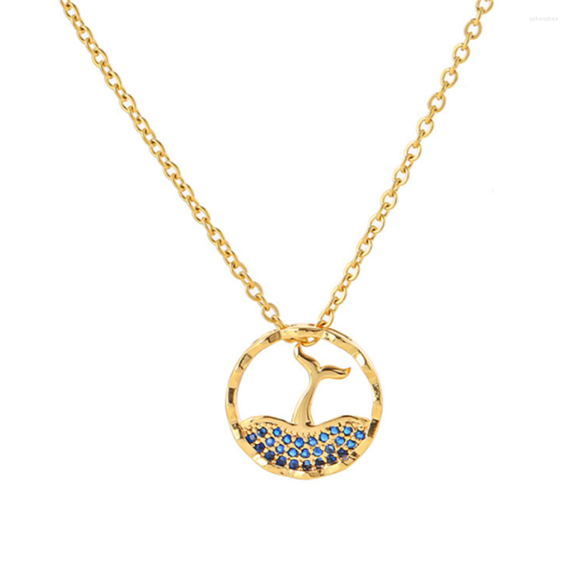 Pendant Necklaces 316L Stainless Steel Round Crystal Fish Tail Necklace Mermaid Titanium Fashion Jewelry No Fade
Pendant Necklaces 316L Stainless Steel Round Crystal Fish Tail Necklace Mermaid Titanium Fashion Jewelry No Fade