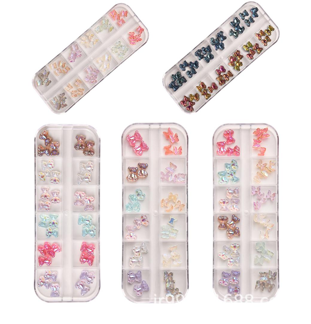 3D Cute Bear Resin Nail Art Decorations Aurora Rhinestone for Nails Glitter Jelly Ornaments DIY UV Gel Manicure Accessories LHQ027518161
3D Cute Bear Resin Nail Art Decorations Aurora Rhinestone for Nails Glitter Jelly Ornaments DIY UV Gel Manicure Accessories LHQ027518161