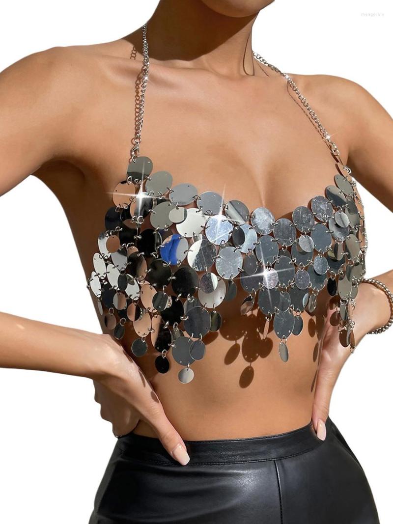 Women's Tanks JBEELATE Women S Glitter Rhinestones Camisole Sexy Chain Halter Strap Sleeveless Backless Irregular Tank Tops Silver One
Women's Tanks JBEELATE Women S Glitter Rhinestones Camisole Sexy Chain Halter Strap Sleeveless Backless Irregular Tank Tops Silver One