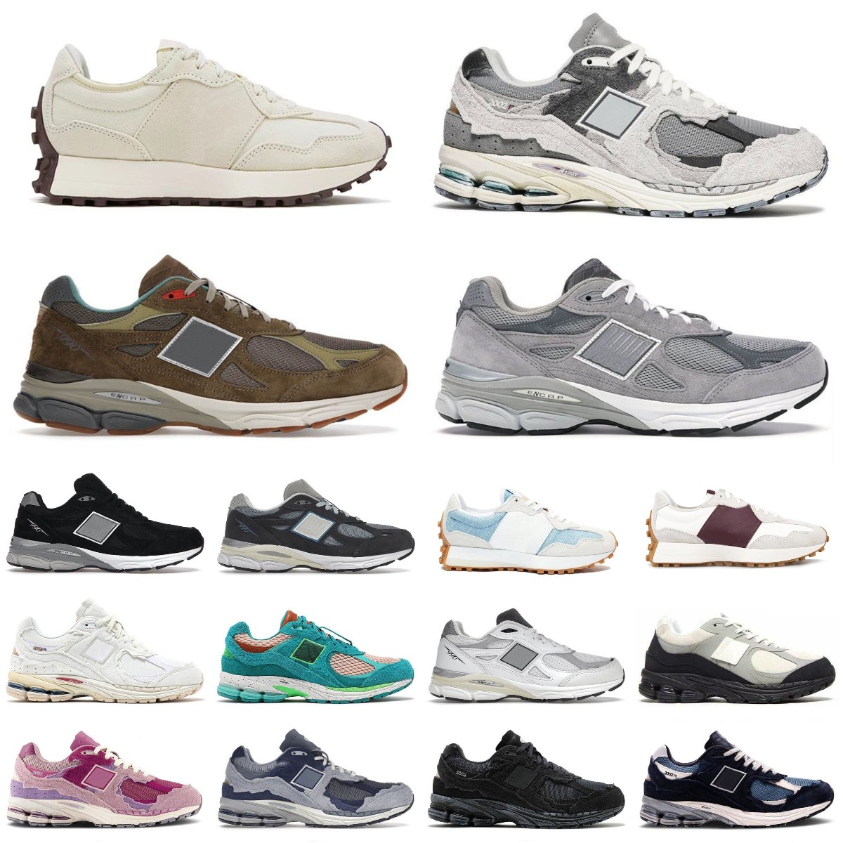NEW balance N327 327s 990v3 2002R Running Shoes Women Mens White Black Moonbeam Grey JJJJound Brown Black Pack Rain Cloud Phantom 990 V3 OG Jogging Trainers Sneakers, Box
NEW balance N327 327s 990v3 2002R Running Shoes Women Mens White Black Moonbeam Grey JJJJound Brown Black Pack Rain Cloud Phantom 990 V3 OG Jogging Trainers Sneakers, Box