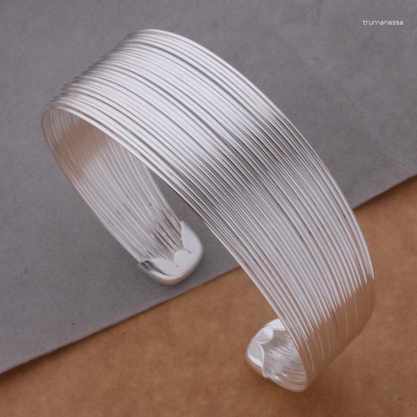 Bangle Wholesale Fashion Specials Silver Color Cute For Women Simple Personality Bracelet Jewelry Wedding Gift JSHB023Bangle Raym22
Bangle Wholesale Fashion Specials Silver Color Cute For Women Simple Personality Bracelet Jewelry Wedding Gift JSHB023Bangle Raym22