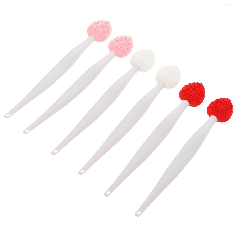 Makeup Brushes 6pcs Double-Sided Nose Scrub Silicone Lip Exfoliating Beauty Supplies
Makeup Brushes 6pcs Double-Sided Nose Scrub Silicone Lip Exfoliating Beauty Supplies