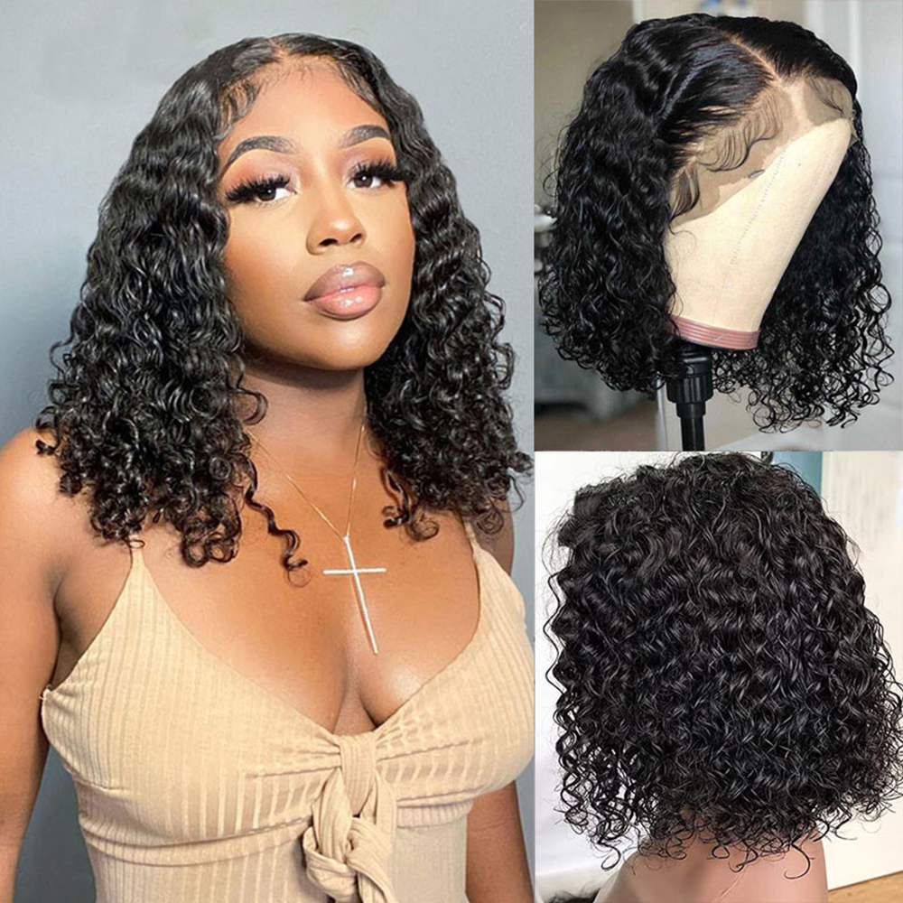 Short Wig Brazilian Wig Sale Short With Human Hair Bob 13x4 Lace Front Human Hair Wigs Water Wave 4x4 Bob Wig, Natural color
Short Wig Brazilian Wig Sale Short With Human Hair Bob 13x4 Lace Front Human Hair Wigs Water Wave 4x4 Bob Wig, Natural color