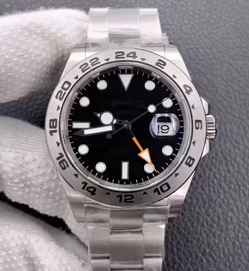 classic men's watch Air King Explorer stainless steel Strap and tape watchband automatic mechanical Business Wristwatch waterproof