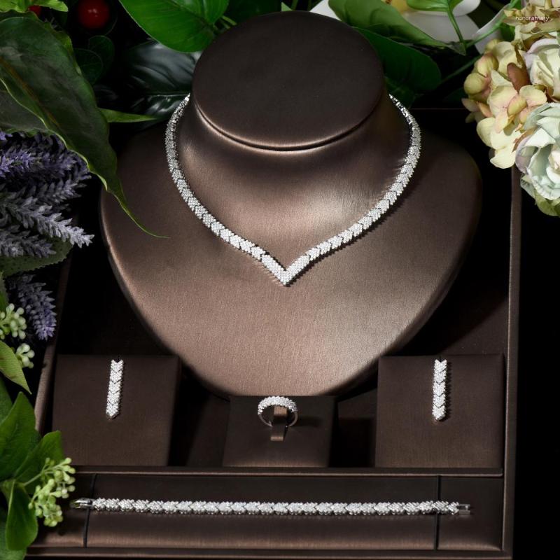Necklace Earrings Set Fashion Full Micro Pave Women Bridal Cubic Zirconia And Earring Sets For Dubai Nigeria Wedding S-028, Picture shown
Necklace Earrings Set Fashion Full Micro Pave Women Bridal Cubic Zirconia And Earring Sets For Dubai Nigeria Wedding S-028, Picture shown