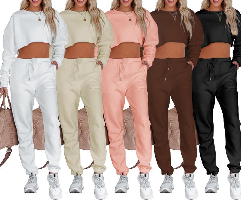 Women' Two Piece Pants Autumn And Winter Solid Round Neck Long Sleeve Sweater Women' Fashion Casual Drawstring Trousers Suit Female, Black
Women' Two Piece Pants Autumn And Winter Solid Round Neck Long Sleeve Sweater Women' Fashion Casual Drawstring Trousers Suit Female, Black