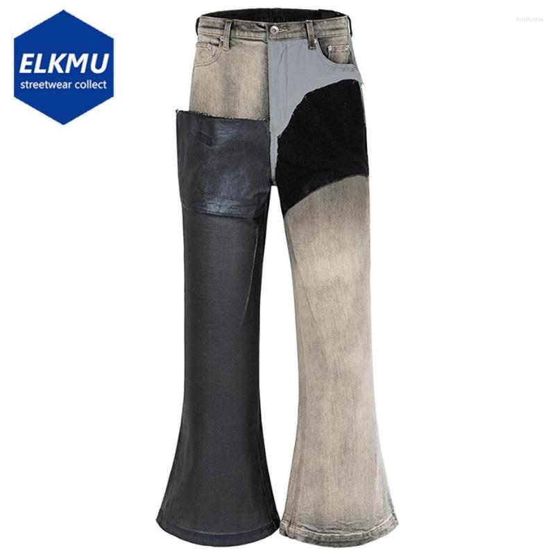 Men's Jeans Men Fashion Patchwork Luxury Designer Denim Pants Vintage Grunge Flared Streetwear Trend Trousers For Man, Picture shown
Men's Jeans Men Fashion Patchwork Luxury Designer Denim Pants Vintage Grunge Flared Streetwear Trend Trousers For Man, Picture shown