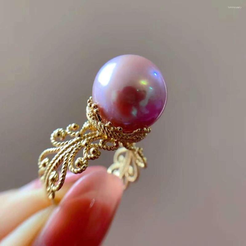 Cluster Rings M216 Solid 925 Sterling Silver Round 10-11mm Nature Fresh Water Purple Pearls For Women Fine Birthday's Presents
Cluster Rings M216 Solid 925 Sterling Silver Round 10-11mm Nature Fresh Water Purple Pearls For Women Fine Birthday's Presents