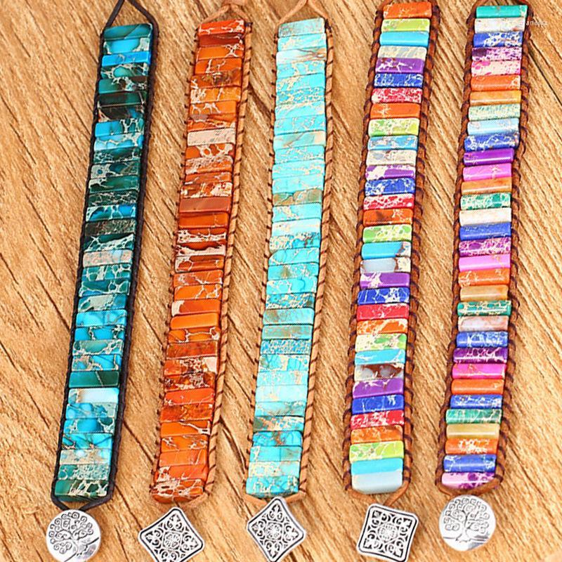 Bangle Bohemian Style Turquoise Bracelet Agate Stone Woven Adjustable Handmade Multi-layer Ethnic Female Jewelry Raym22
Bangle Bohemian Style Turquoise Bracelet Agate Stone Woven Adjustable Handmade Multi-layer Ethnic Female Jewelry Raym22