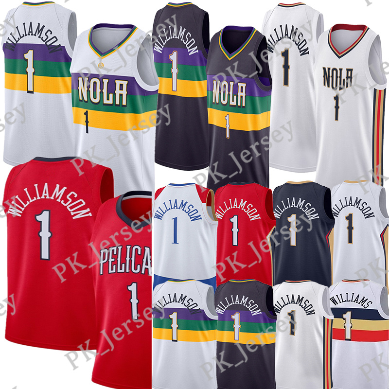 Zion 1 Williamson Basketball Jersey Brandon 14 Ingram CJ 3 McCollum Uniform NOLA CITY Statement jerseys, Navy blue
Zion 1 Williamson Basketball Jersey Brandon 14 Ingram CJ 3 McCollum Uniform NOLA CITY Statement jerseys, Navy blue