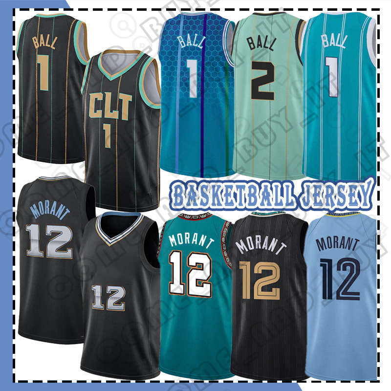 Memphi 12 Ja Morant Jaren 13 Jackson Jr. Basketball Jersey Grizzlie Murray State University College