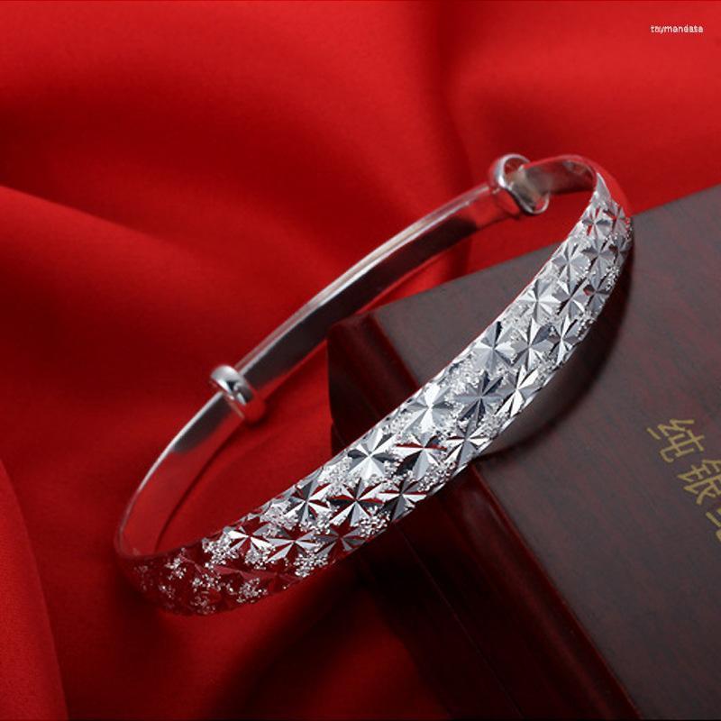 Bangle Silver Color Gypsophila Female Opening Width Shiny Chram All-match Wedding Jewelry Accessories 2023BangleBangle Raym22
Bangle Silver Color Gypsophila Female Opening Width Shiny Chram All-match Wedding Jewelry Accessories 2023BangleBangle Raym22