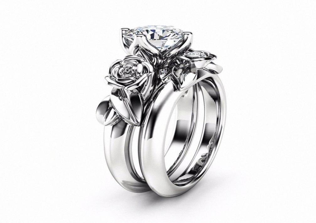AMORUI Romantic Rose Flower Women Rings Set GoldSilver Color CZ Stone Wedding Bands Finger Jewelry 2pcsset nQyU2584103
AMORUI Romantic Rose Flower Women Rings Set GoldSilver Color CZ Stone Wedding Bands Finger Jewelry 2pcsset nQyU2584103
