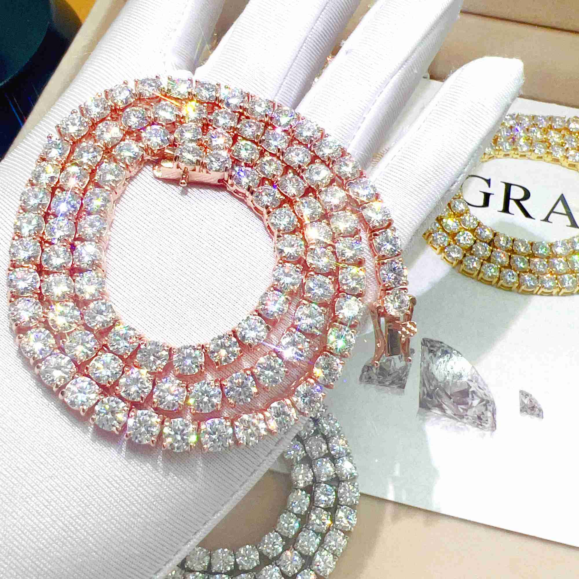 Fashion Fine Jewelry Vvs Moissanite 5mm 925 Sterling Silver Hip Hop Men Tennis Chain
Fashion Fine Jewelry Vvs Moissanite 5mm 925 Sterling Silver Hip Hop Men Tennis Chain