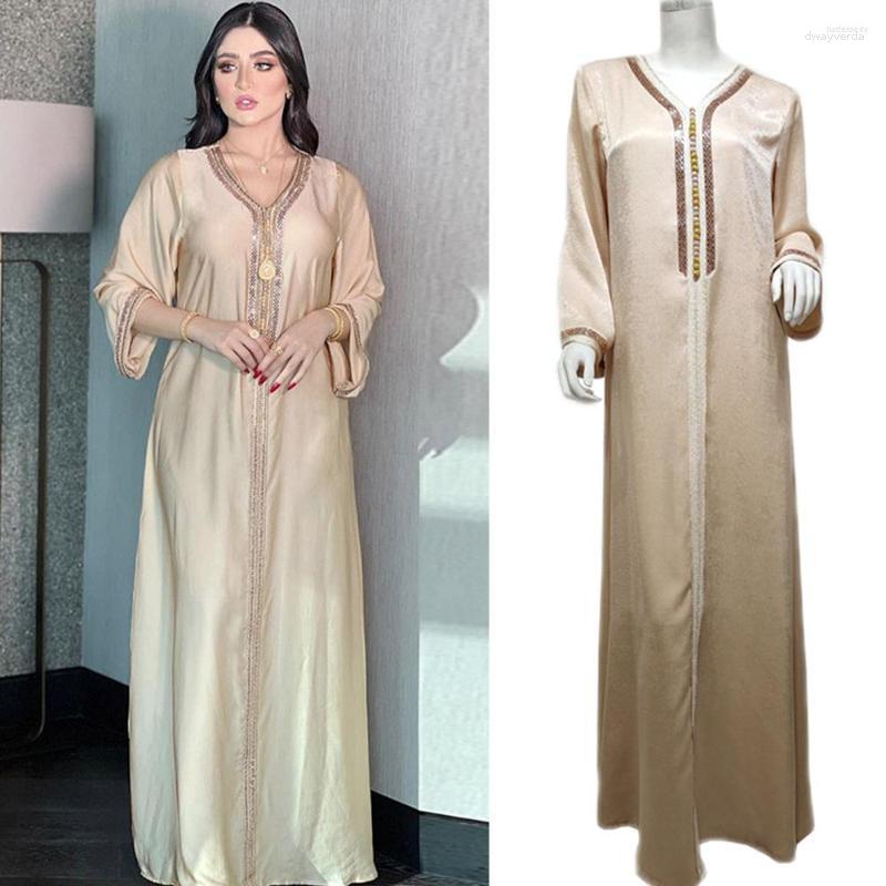 Ethnic Clothing Ramadan Muslim Women Maxi Robe Luxury Solid Color Abaya Caftan Islamic Turkey Rhinestone Arabic Middle East Fashion
Ethnic Clothing Ramadan Muslim Women Maxi Robe Luxury Solid Color Abaya Caftan Islamic Turkey Rhinestone Arabic Middle East Fashion