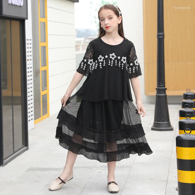 Clothing Sets Teen Girls Clothes Letter Print Children Costume Kids Set Spring Summer T Shirt Skirt Suit For Outfits 12 14 Year, Black
Clothing Sets Teen Girls Clothes Letter Print Children Costume Kids Set Spring Summer T Shirt Skirt Suit For Outfits 12 14 Year, Black