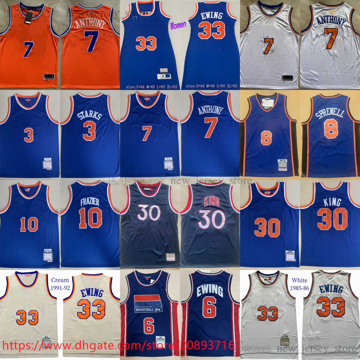 Mitchell and Ness 1992 Team Basketball 6 Patrick Ewing Jersey Classic Latrell Sprewell John Starks Walt Frazier Carmelo Anthony Bernard King Jerseys Women Skirt
Mitchell and Ness 1992 Team Basketball 6 Patrick Ewing Jersey Classic Latrell Sprewell John Starks Walt Frazier Carmelo Anthony Bernard King Jerseys Women Skirt