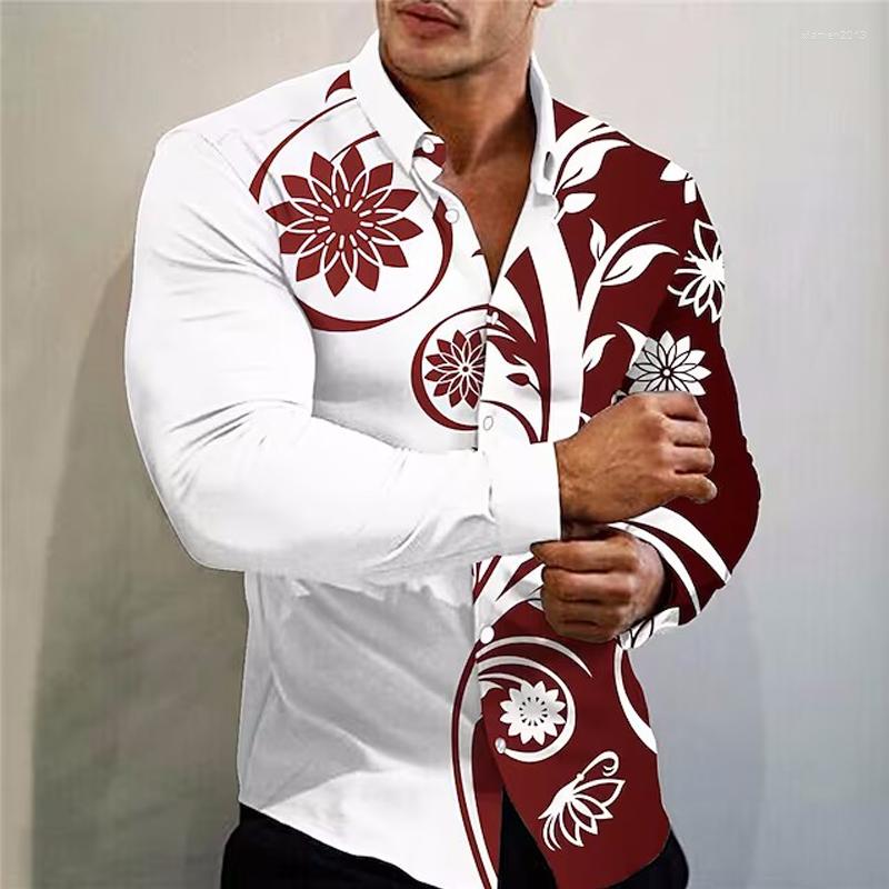 Men's Casual Shirts Arrival Fashion For Men Flowers Print Oversized Long Sleeve Button Top Men's Clothing Travel Camisas Y Blusas, Cx1043
Men's Casual Shirts Arrival Fashion For Men Flowers Print Oversized Long Sleeve Button Top Men's Clothing Travel Camisas Y Blusas, Cx1043