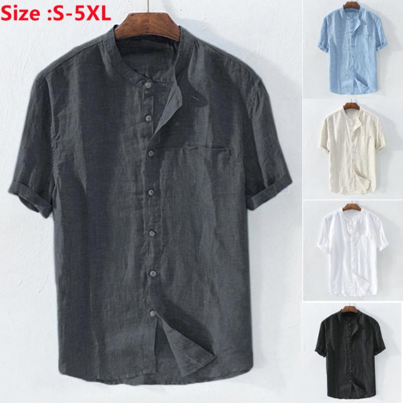 Men' Casual Shirts 2023 Men' Summer Blouse Cotton Linen Shirt Loose Short Sleeve Tops Tee Handsome Men Ropa Para Hombre, Apricots
Men' Casual Shirts 2023 Men' Summer Blouse Cotton Linen Shirt Loose Short Sleeve Tops Tee Handsome Men Ropa Para Hombre, Apricots