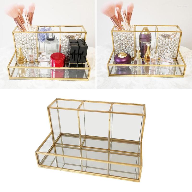 Jewelry Pouches Vintage Glass Box Clear & Brass Metal Storage And Cosmetic Makeup Lipstick Holder Organizer Beauty Display
Jewelry Pouches Vintage Glass Box Clear & Brass Metal Storage And Cosmetic Makeup Lipstick Holder Organizer Beauty Display