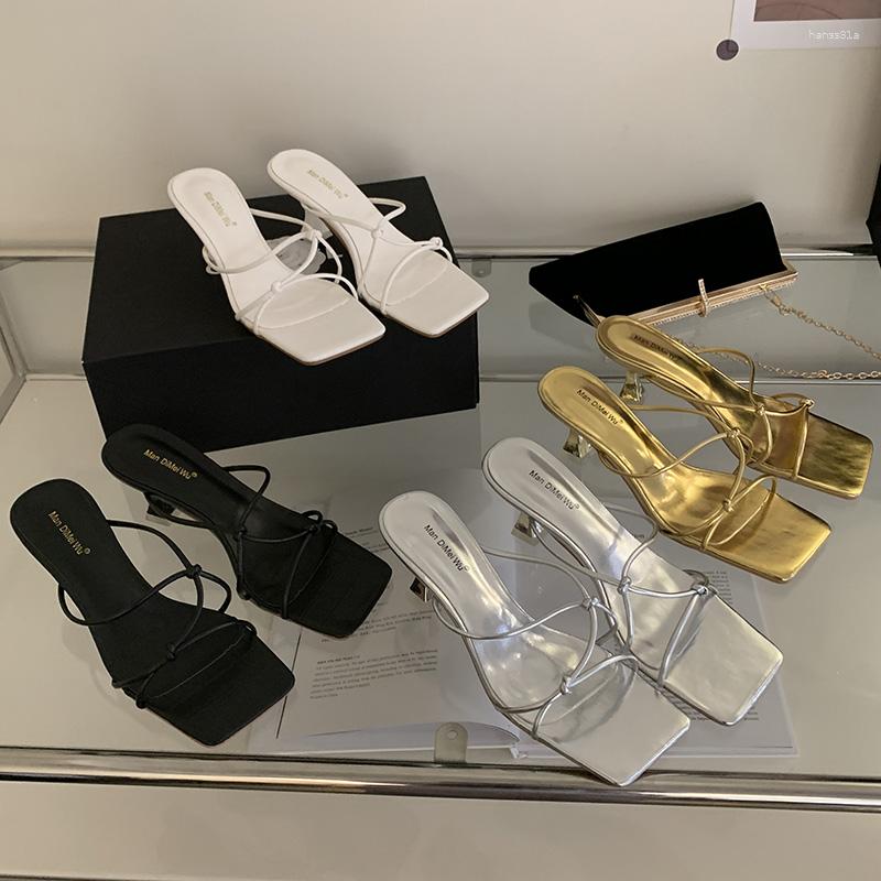 Slippers Fashion Women Rome Designer 5cm Thin High Heels Slip On Mules Summer Square Toe Gladiator Casual Narrow Band Lady Shoes, Black
Slippers Fashion Women Rome Designer 5cm Thin High Heels Slip On Mules Summer Square Toe Gladiator Casual Narrow Band Lady Shoes, Black