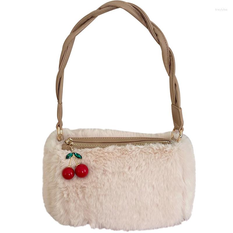 Evening Bags 2023 Winter Niche Design Cherry Plush Bag Chain Woven Hand Messenger Women's Fashion, Cherry buns
Evening Bags 2023 Winter Niche Design Cherry Plush Bag Chain Woven Hand Messenger Women's Fashion, Cherry buns