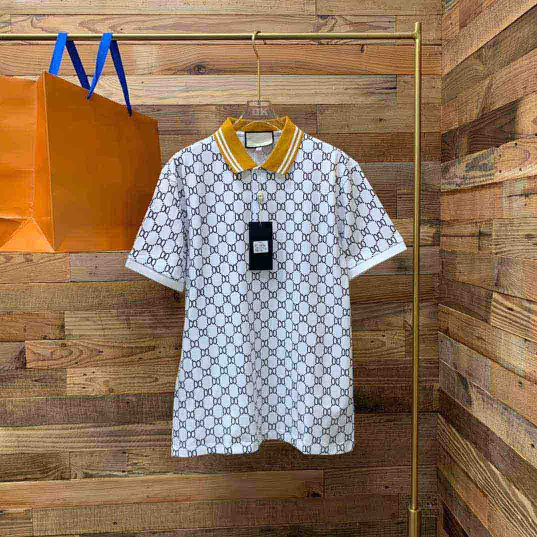 Designer Men's Polo Tee New cotton crease resistant breathable T-shirt lapel commercial fashion casualthe whole bodyLetters print high-end POLO short sleeve M-3XL
Designer Men's Polo Tee New cotton crease resistant breathable T-shirt lapel commercial fashion casualthe whole bodyLetters print high-end POLO short sleeve M-3XL